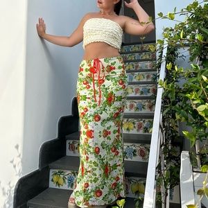 Princess Polly tube top and vineyard skirt only worn once